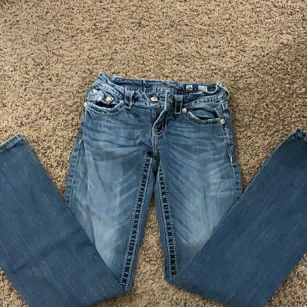 Size 26 straight leg Miss Mes